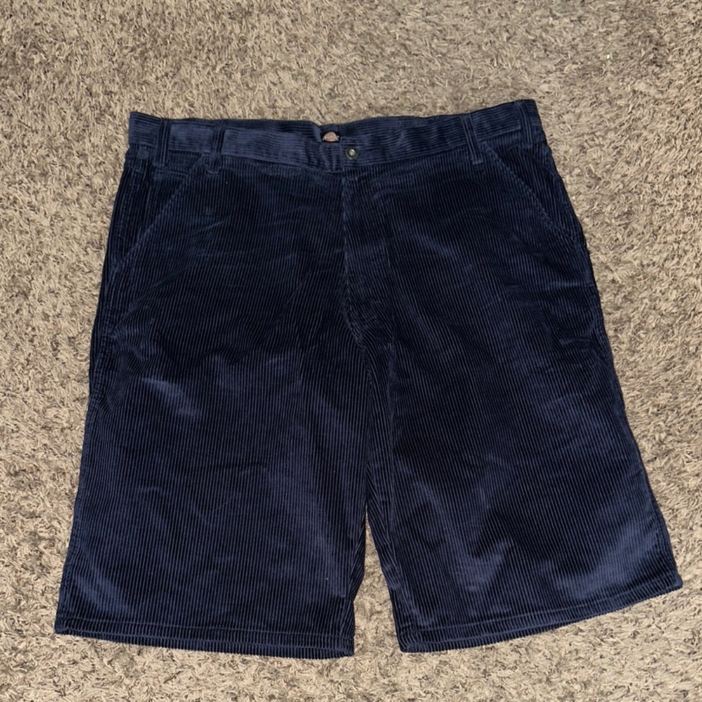 Dickies Navy Corduroy Men's Shorts NWOT size 40